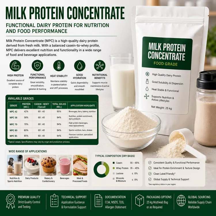 Milk Protein Concentrate food additive food additive ingredient illustration