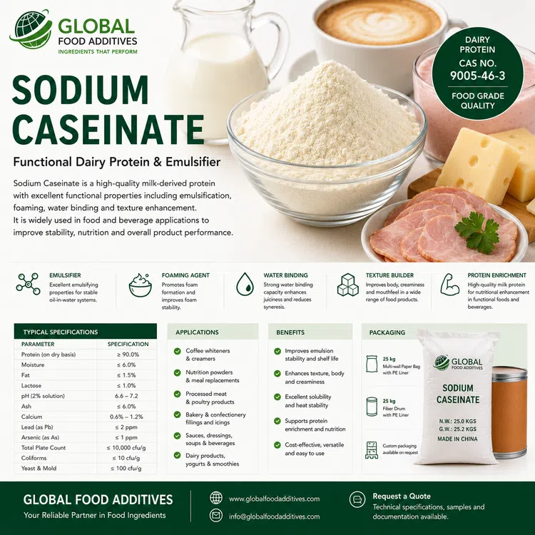 Sodium Caseinate food additive food additive ingredient illustration